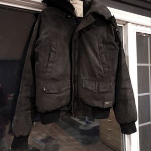 TNA Black Winter Bomber Jacket